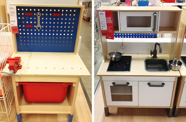 ikea childrens wooden tool bench